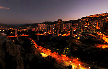 Downtown at night, La Paz - Virtual tour