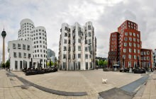 Gehry Buildings Zollhof, Dusseldorf - Virtual tour