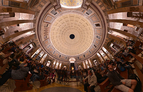 Inside Pantheon, Roma - Virtual tour