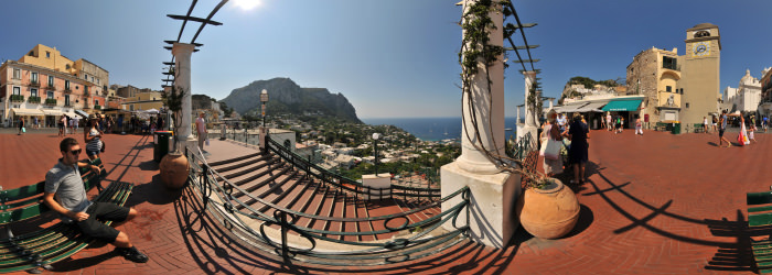 Funicolare di Capri, Capri Island, Campania - Virtual tour