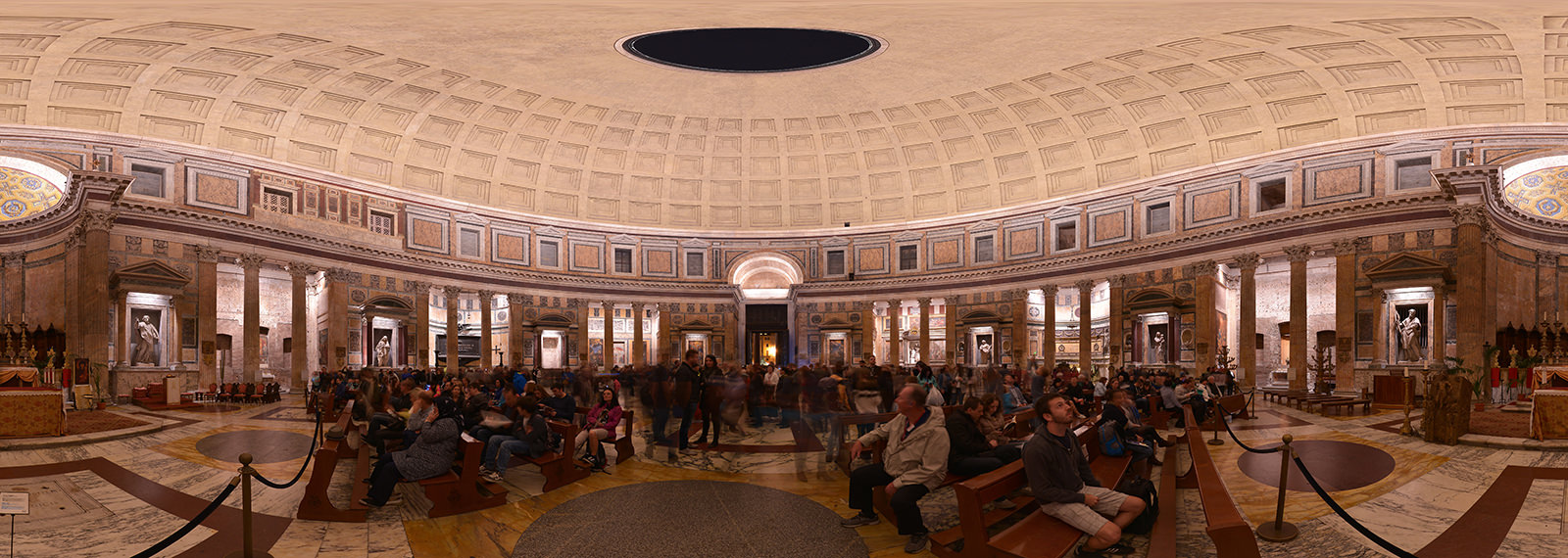 Inside Pantheon, Roma - Virtual tour