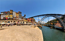 Dom Luis Bridge, Douro River, Porto - Virtual tour